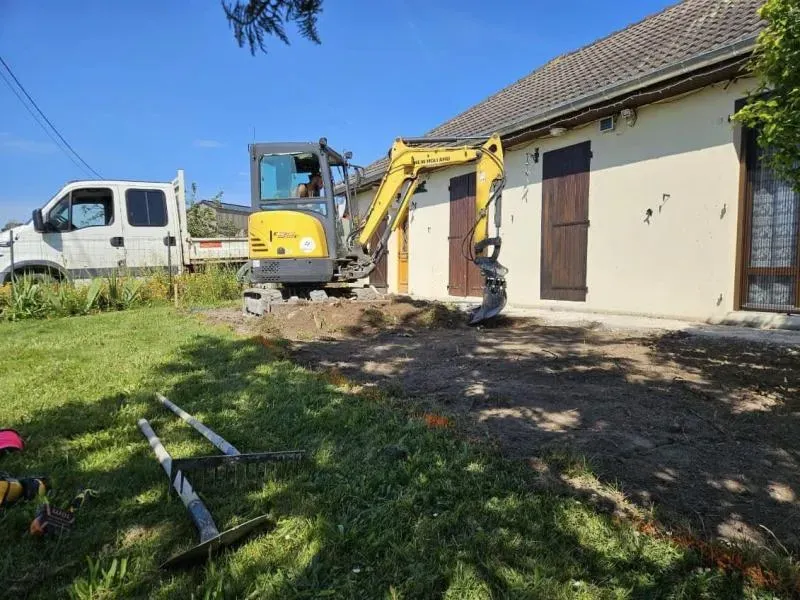 Terrassement à Le Chêne