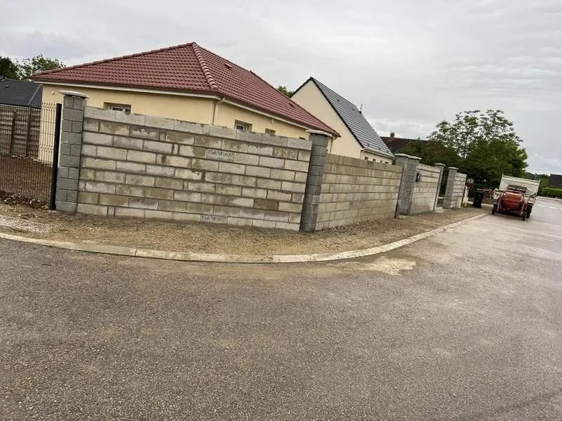 Construction de muret